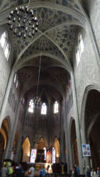 Plafond en trompe l'oeil de la cathédrale