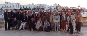 Le groupe � Monopoli ville natale de Pascal