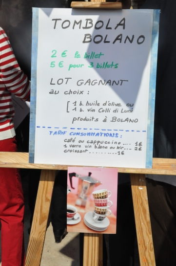 La Tombolano sur la place du marché